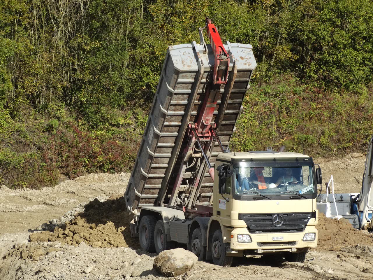 Transporte de inertes