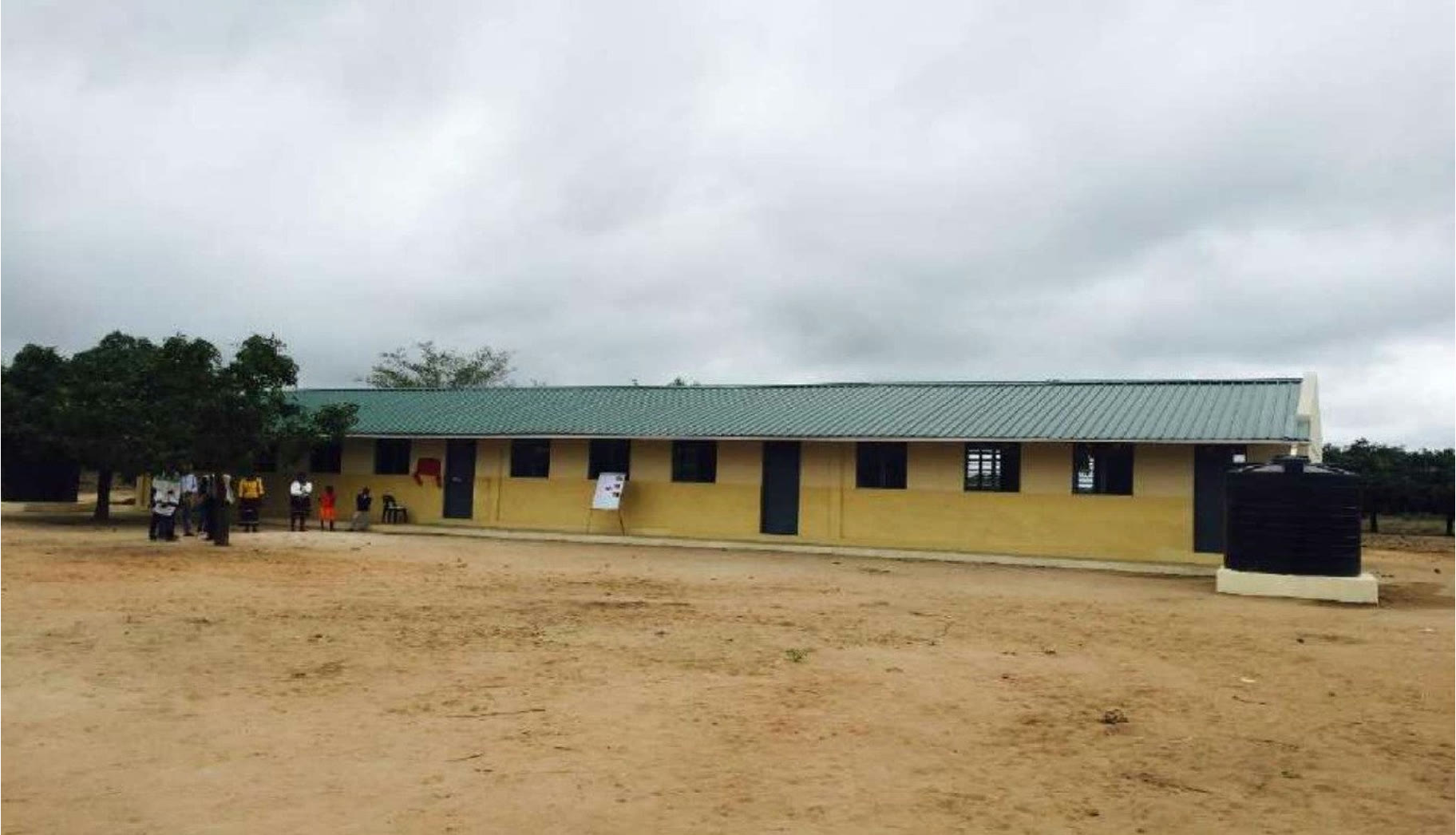 Salas de aula no Distrito de Morrumbala