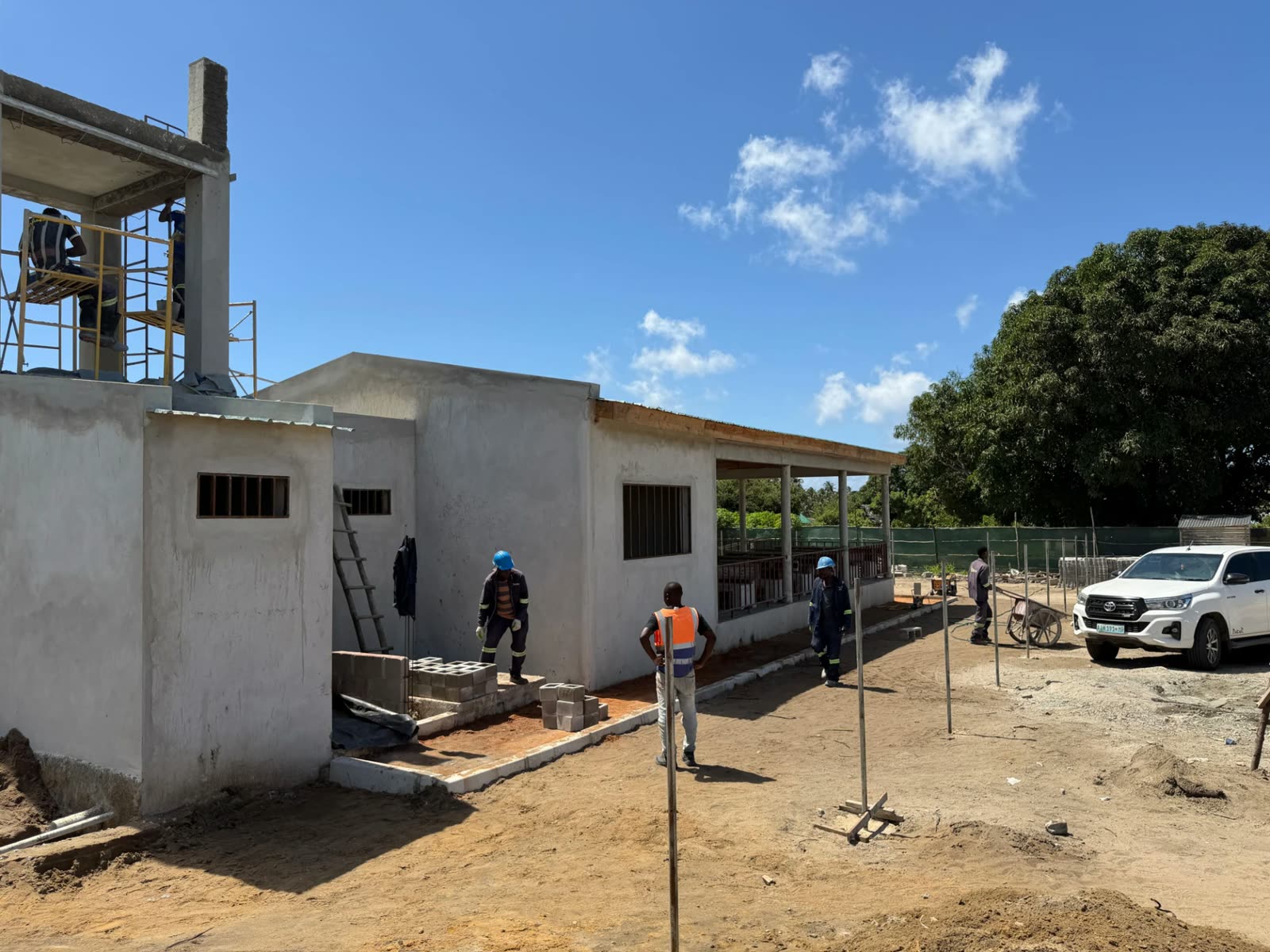 Equipa da Brita em obra